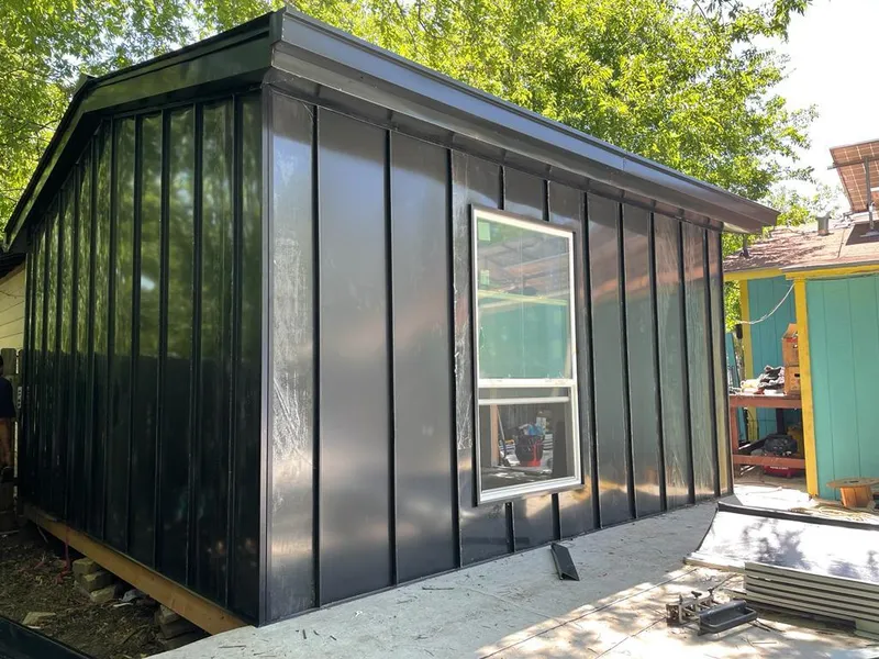 Black standing seam metal wall panels for Roof Inspection in Rhinebeck